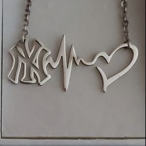 Sterling Silver New York Yankees Necklaces